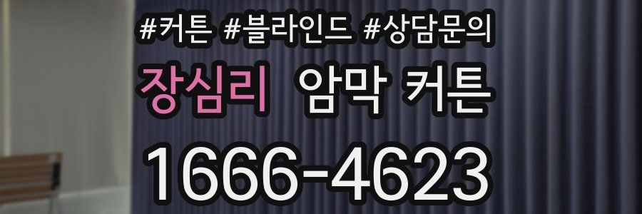 장심리 암막 커튼