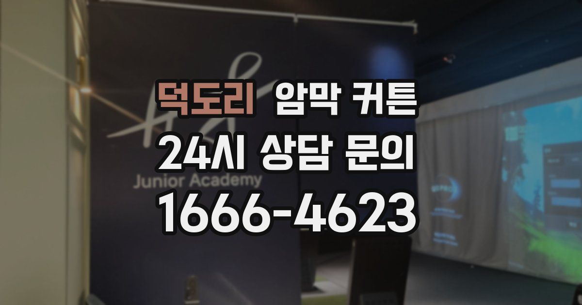덕도리 암막 커튼