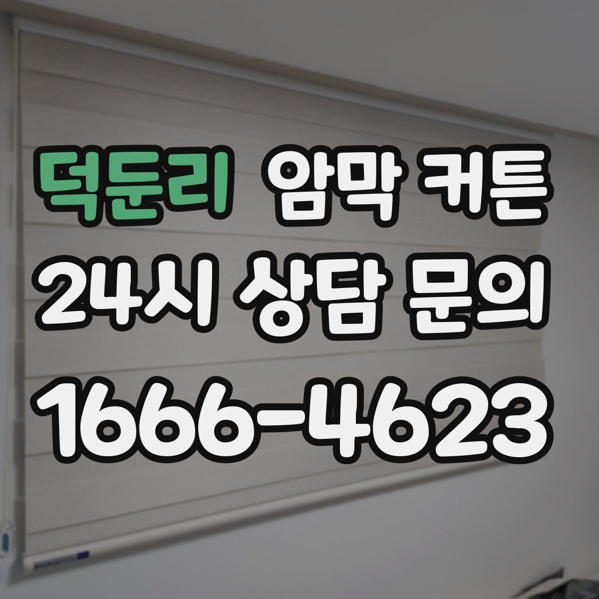 덕둔리 암막 커튼