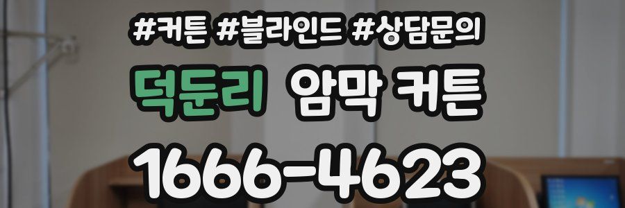 덕둔리 암막 커튼