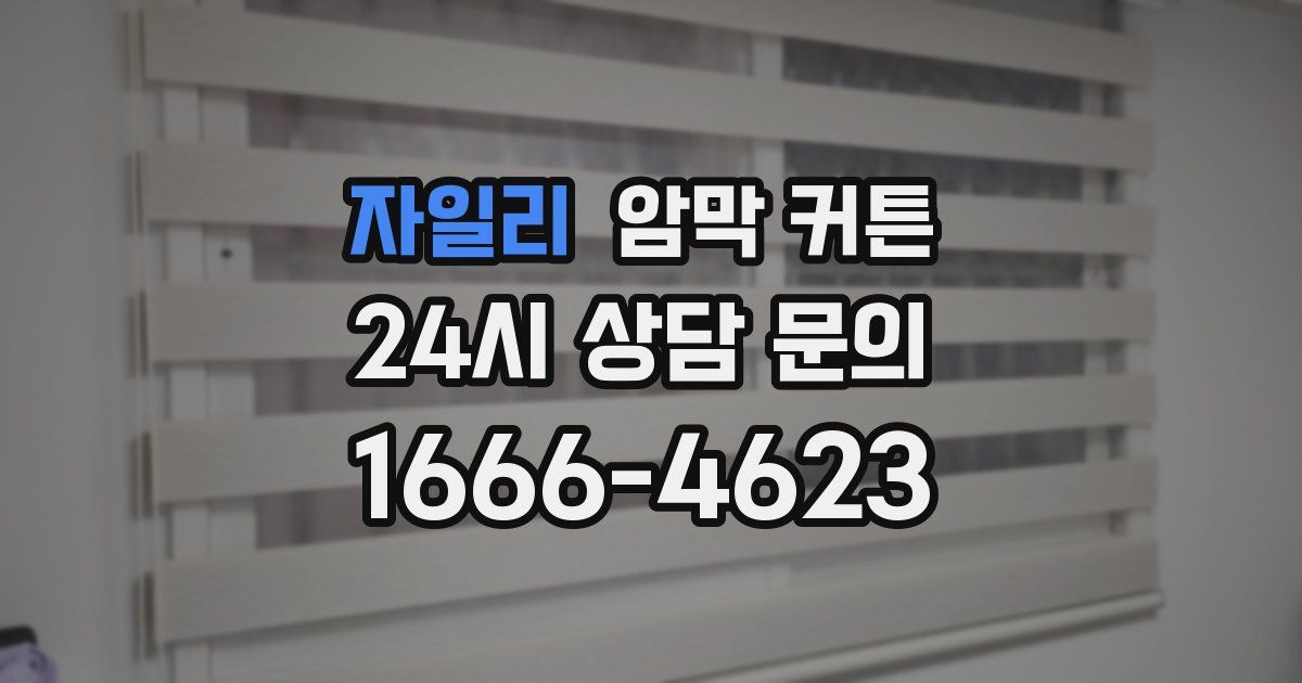 자일리 암막 커튼