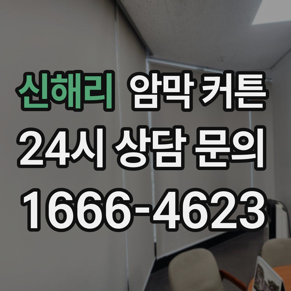 신해리 암막 커튼