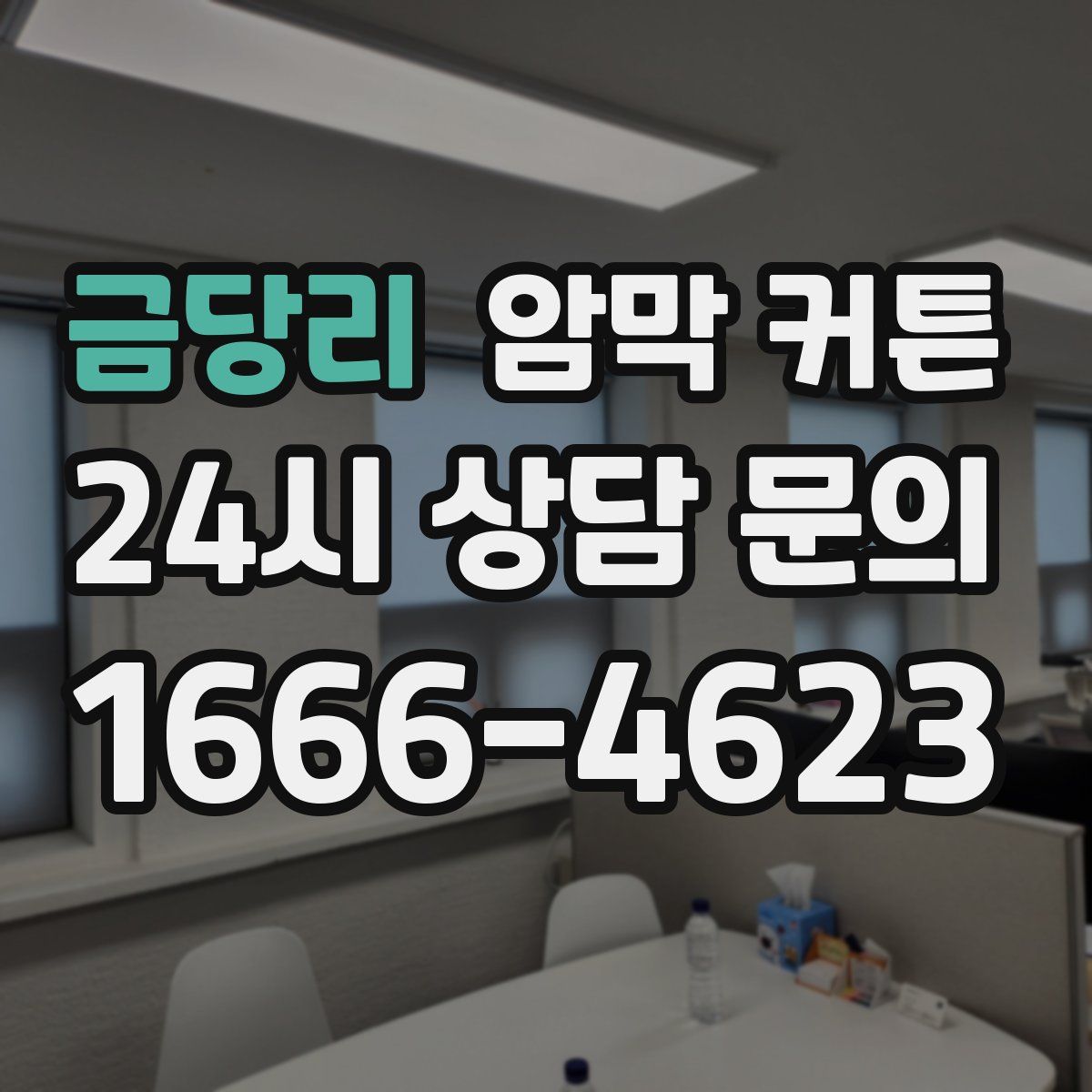 금당리 암막 커튼