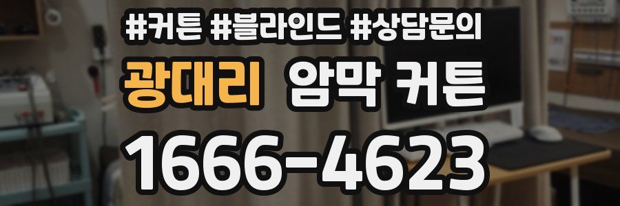 광대리 암막 커튼