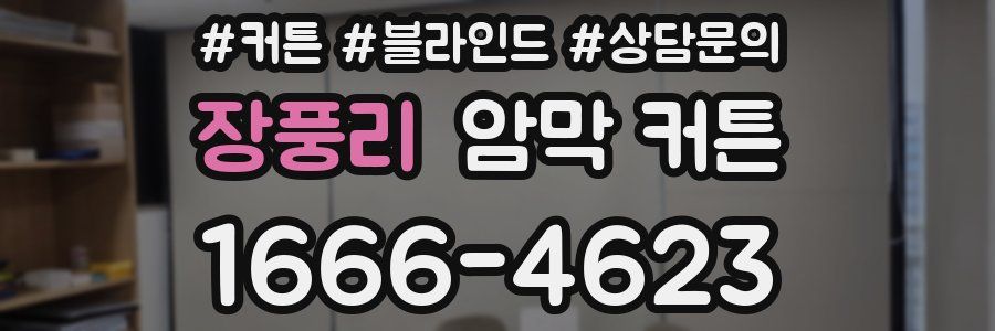 장풍리 암막 커튼