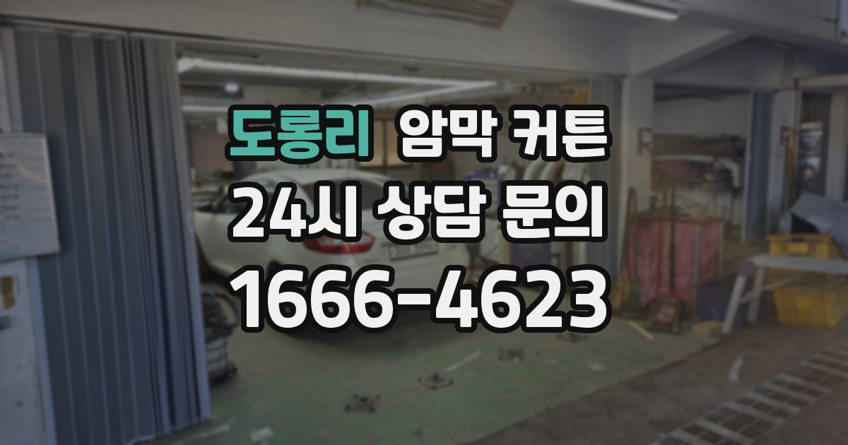 도롱리 암막 커튼