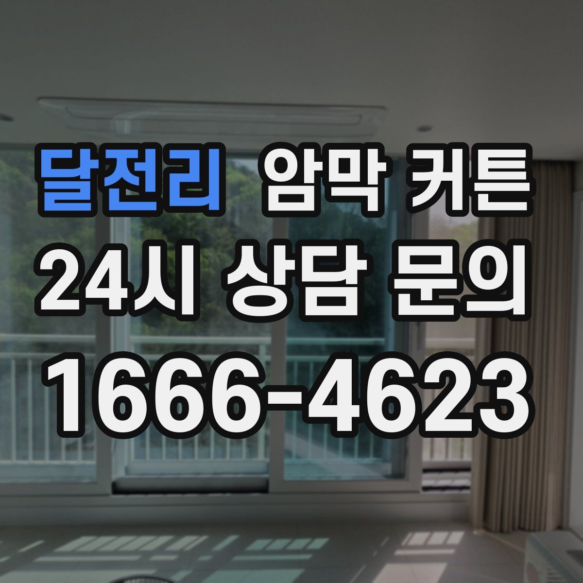 달전리 암막 커튼