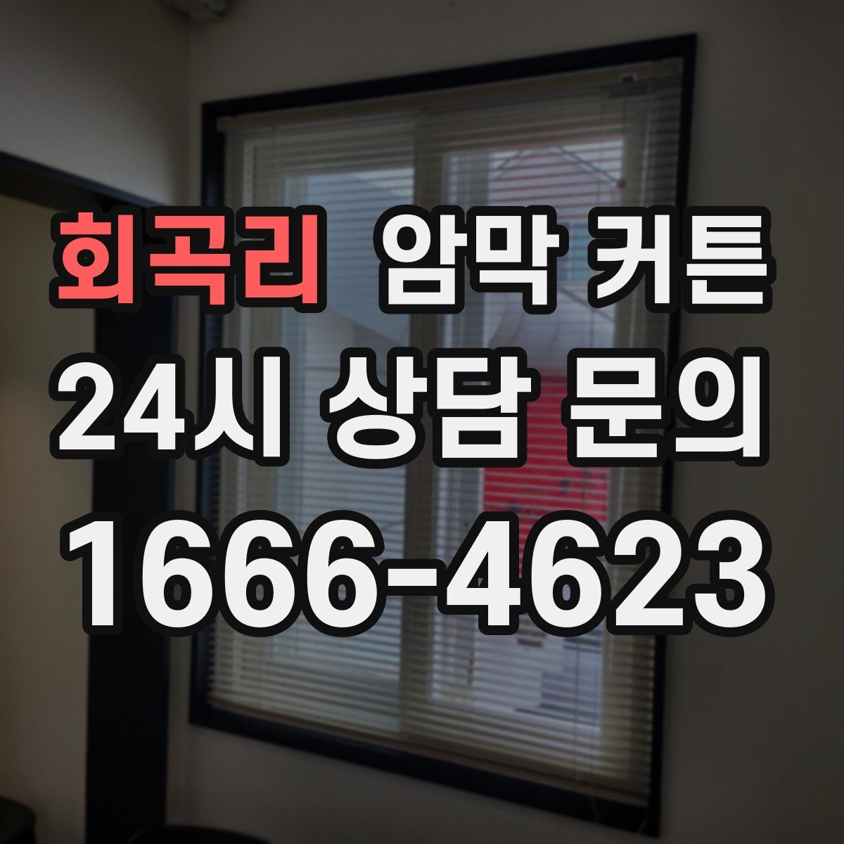 회곡리 암막 커튼