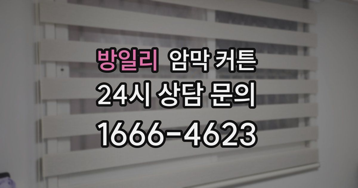 방일리 암막 커튼