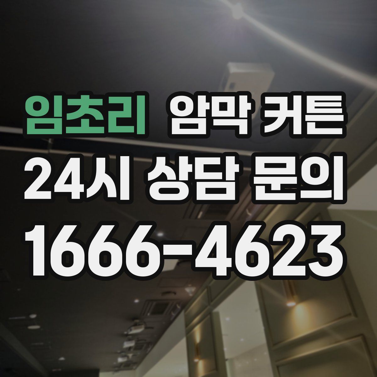 임초리 암막 커튼
