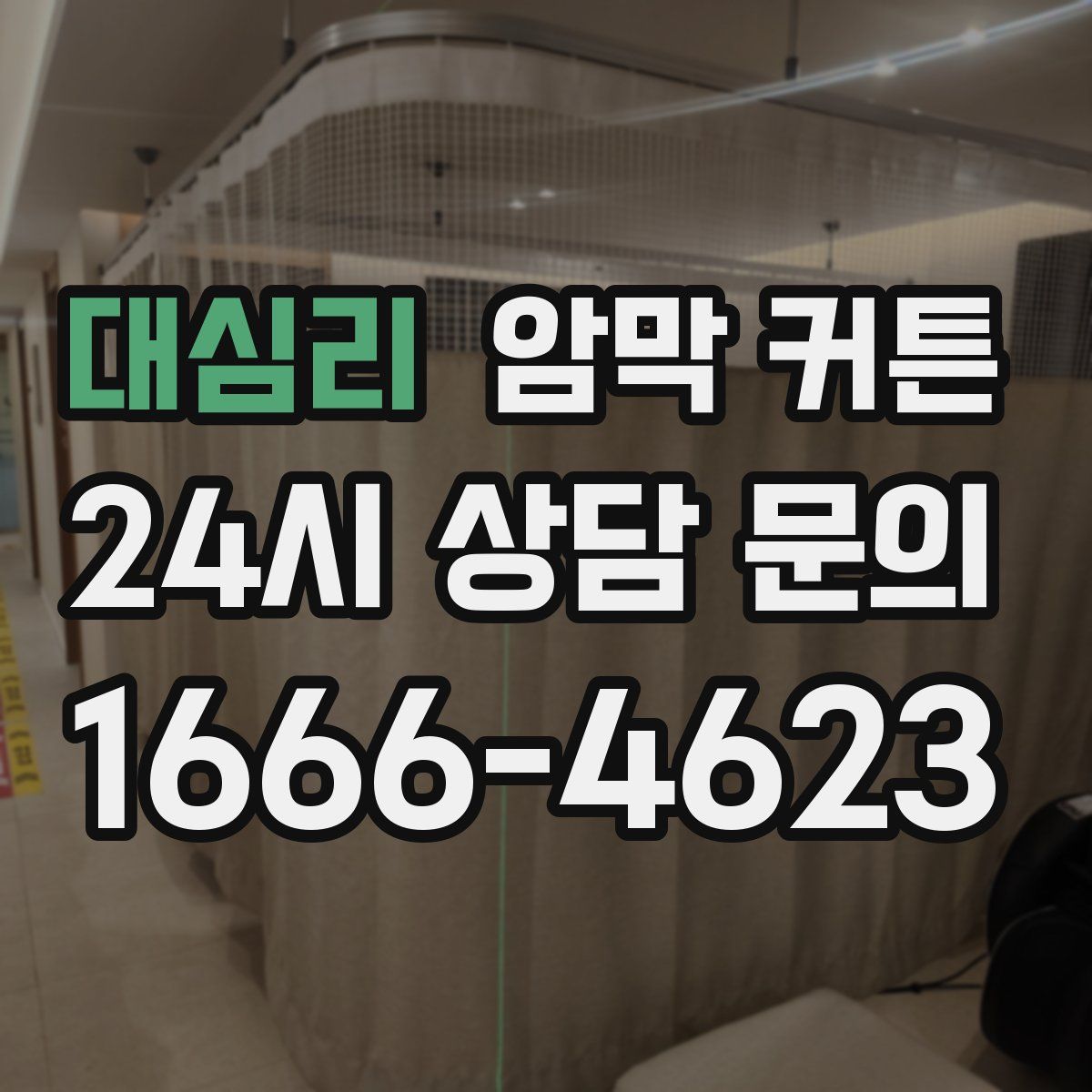대심리 암막 커튼
