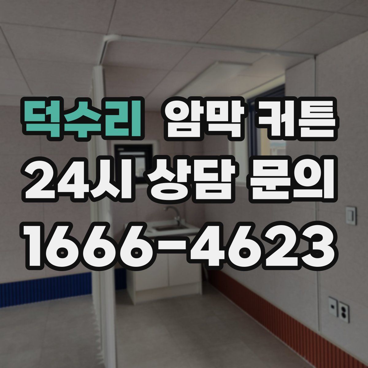 덕수리 암막 커튼