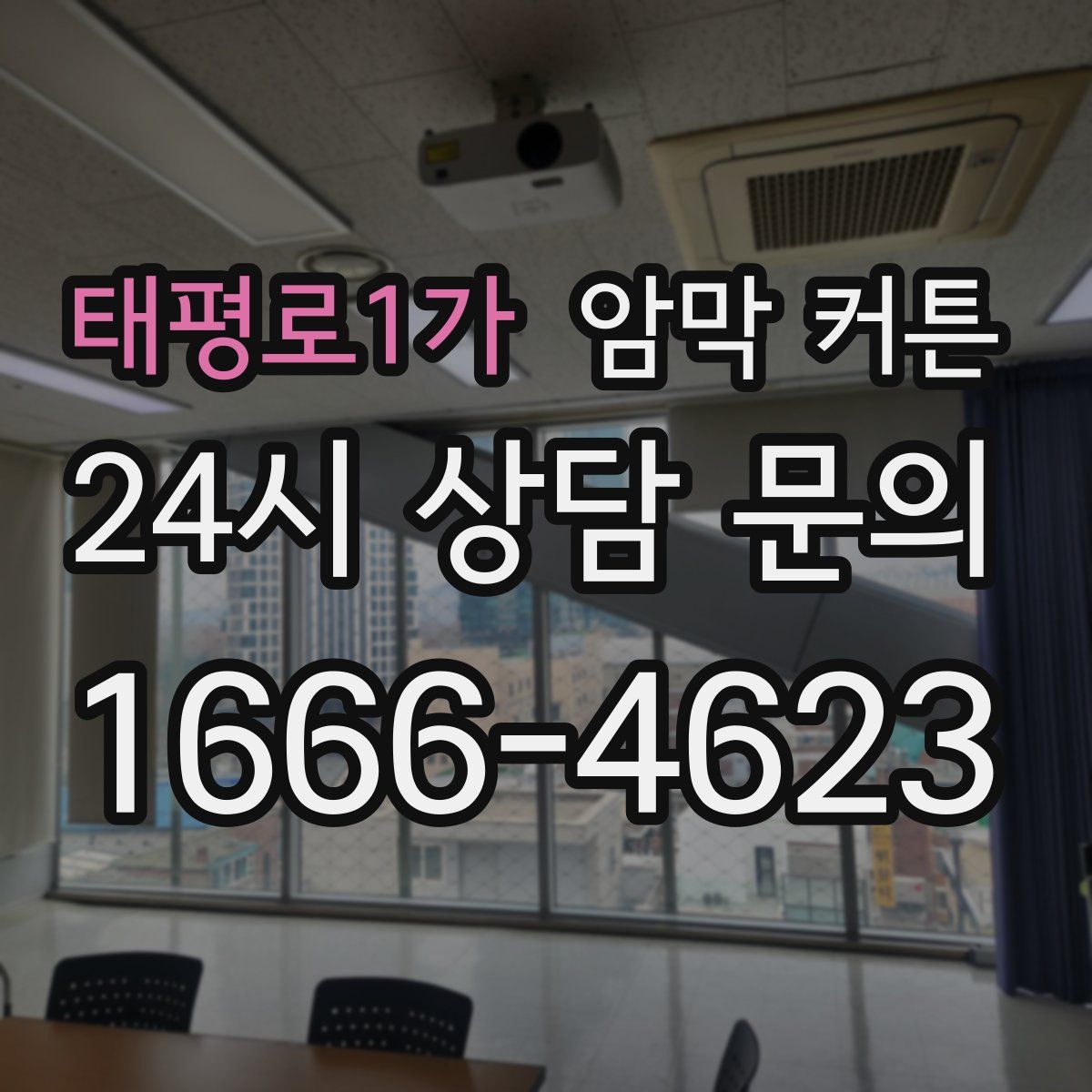 태평로1가 암막 커튼
