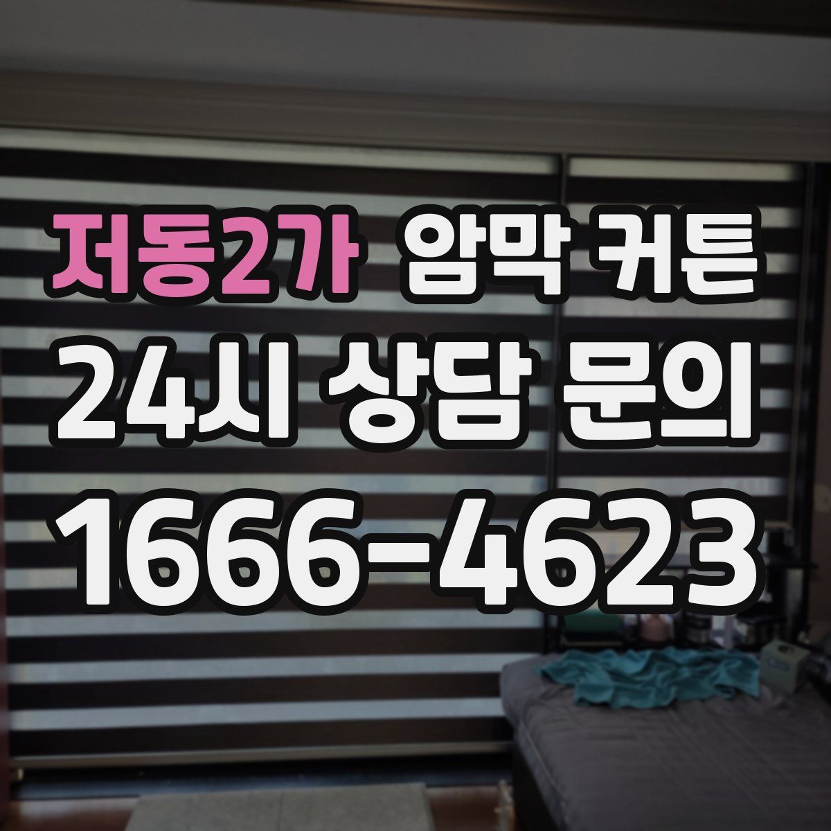 저동2가 암막 커튼