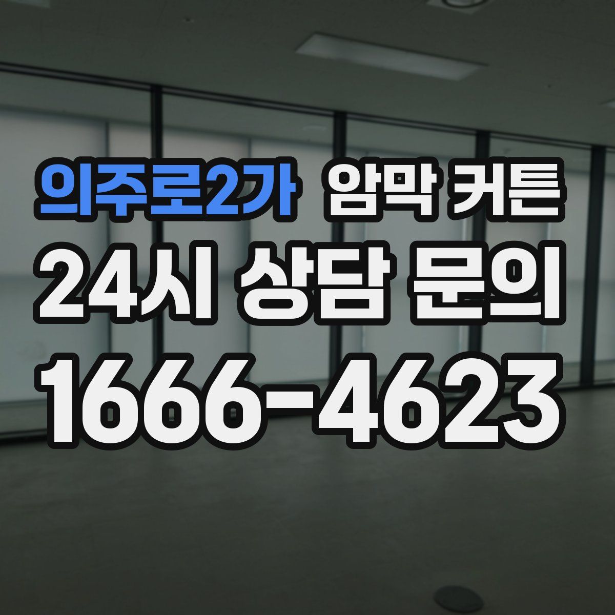 의주로2가 암막 커튼
