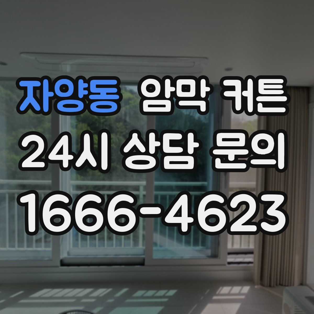 자양동 암막 커튼