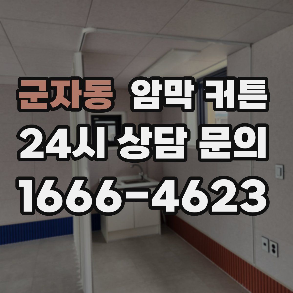 군자동 암막 커튼