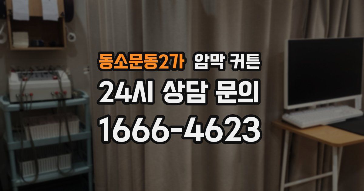 동소문동2가 암막 커튼
