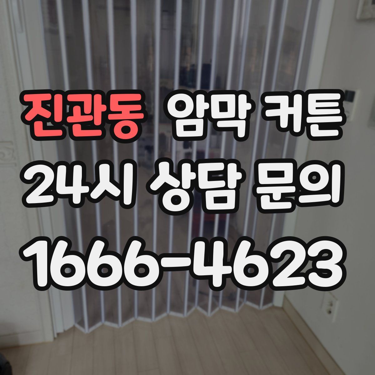 진관동 암막 커튼