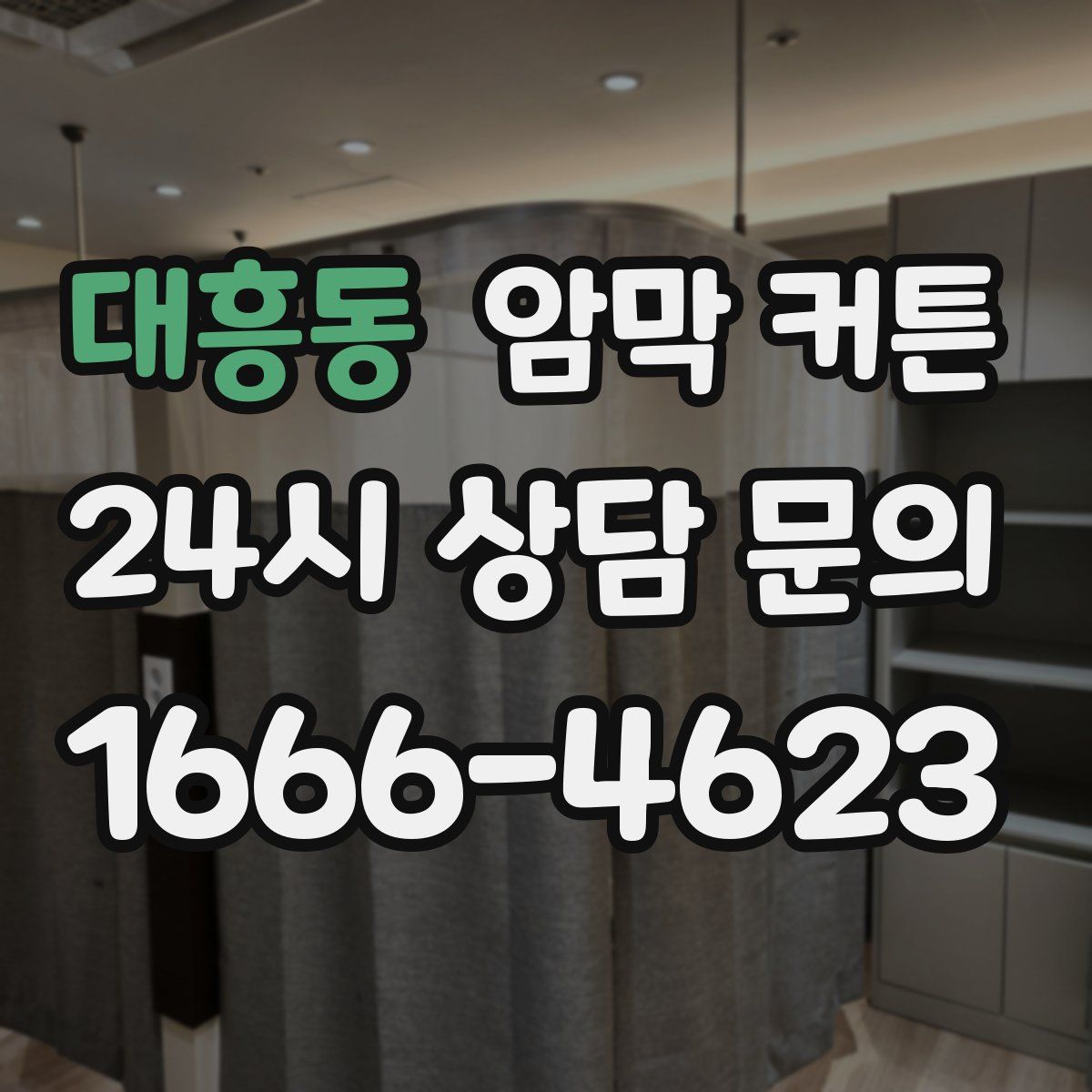 대흥동 암막 커튼