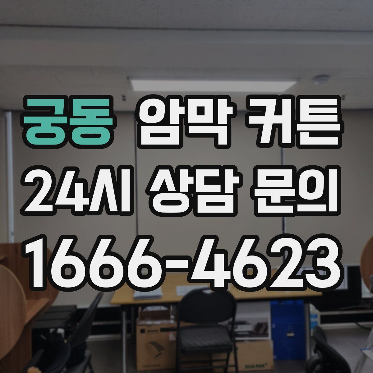 궁동 암막 커튼