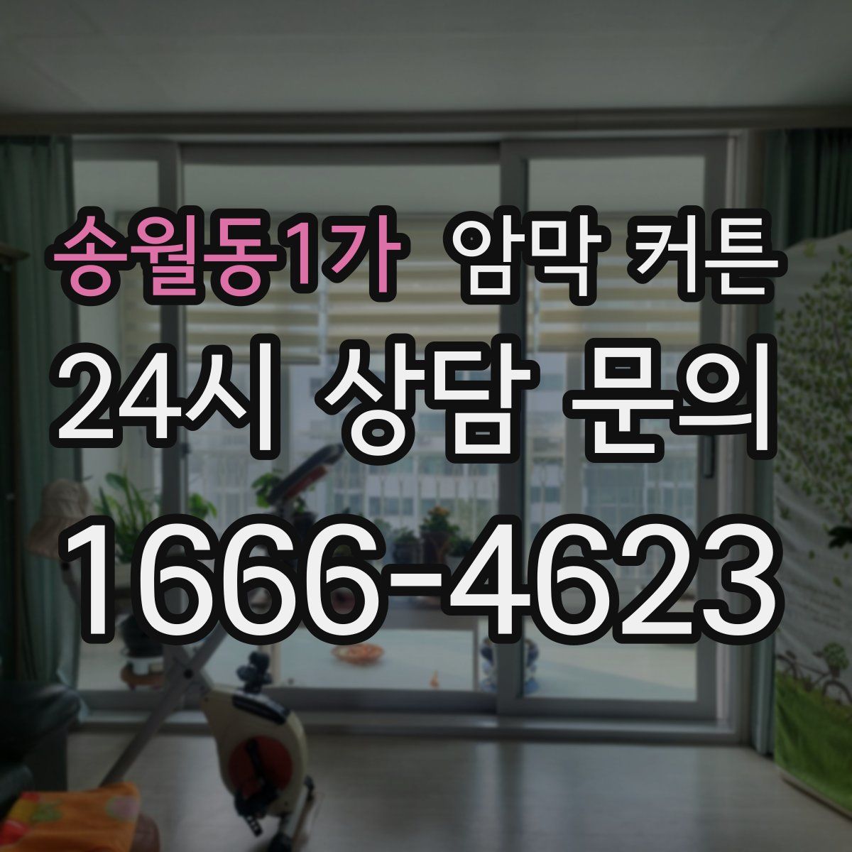 송월동1가 암막 커튼