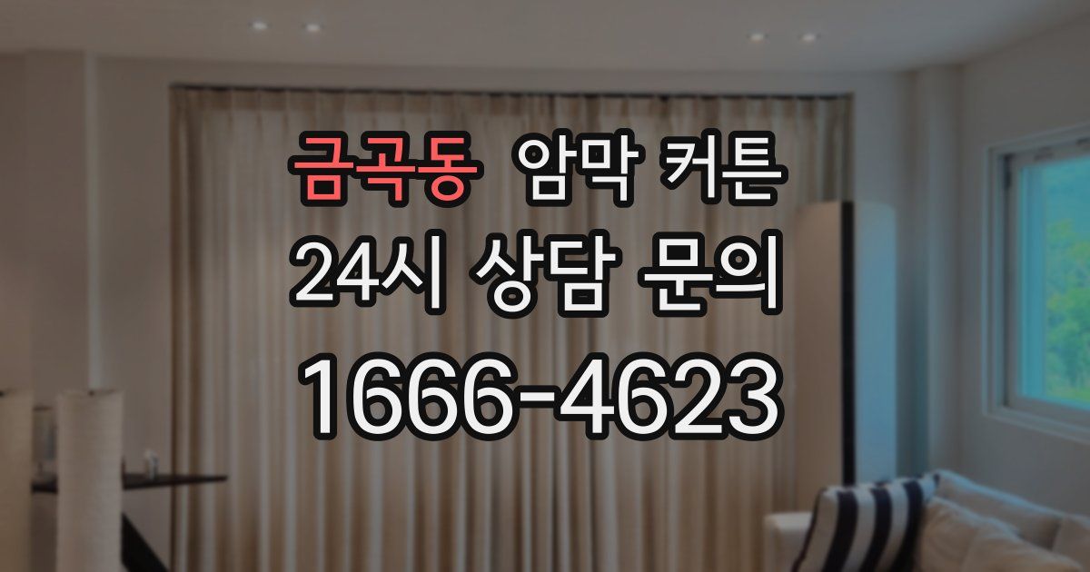 금곡동 암막 커튼