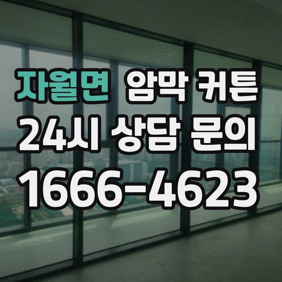 자월면 암막 커튼