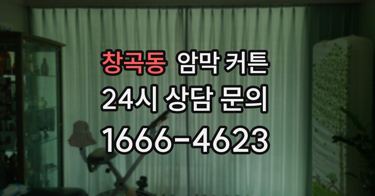 창곡동 암막 커튼