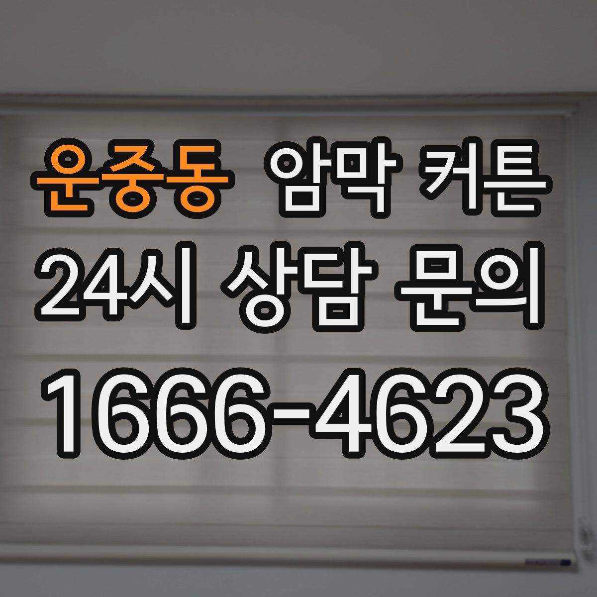 운중동 암막 커튼