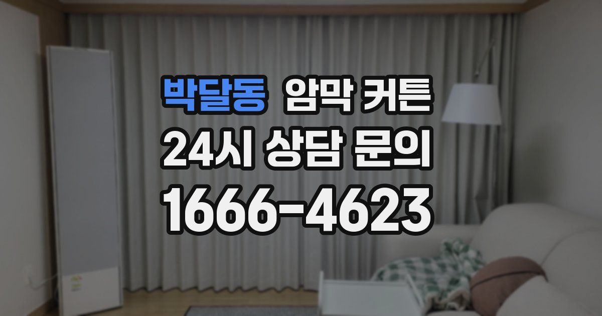 박달동 암막 커튼