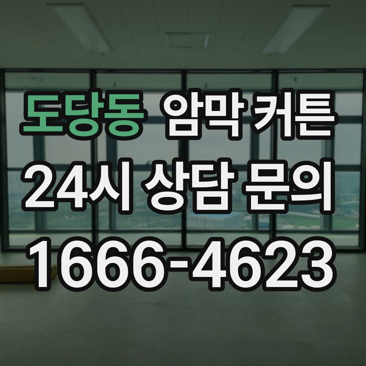 도당동 암막 커튼