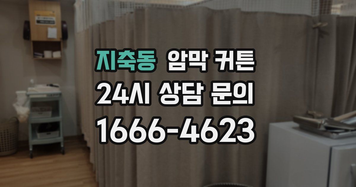 지축동 암막 커튼