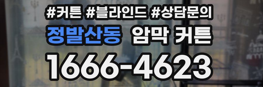 정발산동 암막 커튼