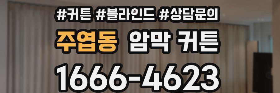 주엽동 암막 커튼