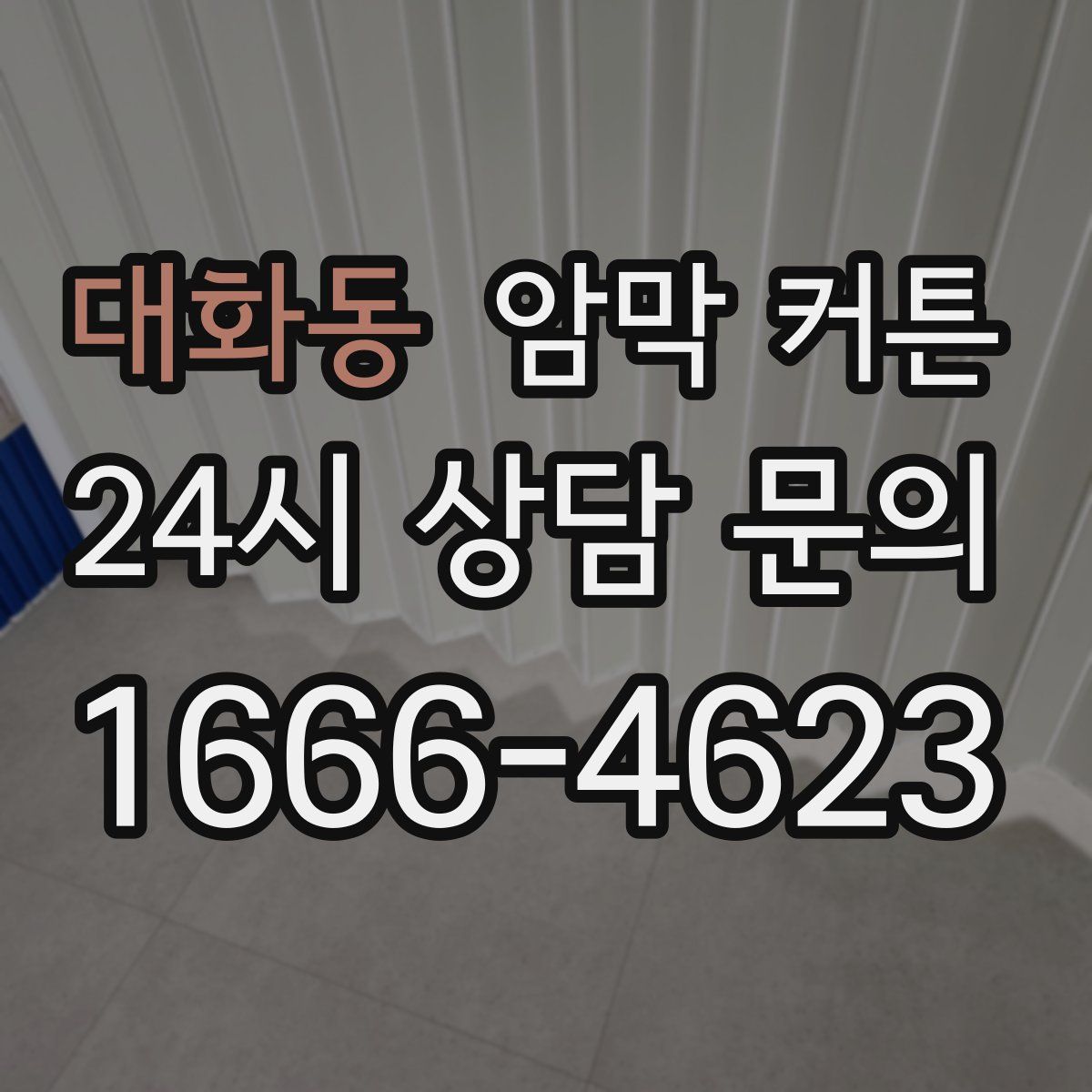 대화동 암막 커튼