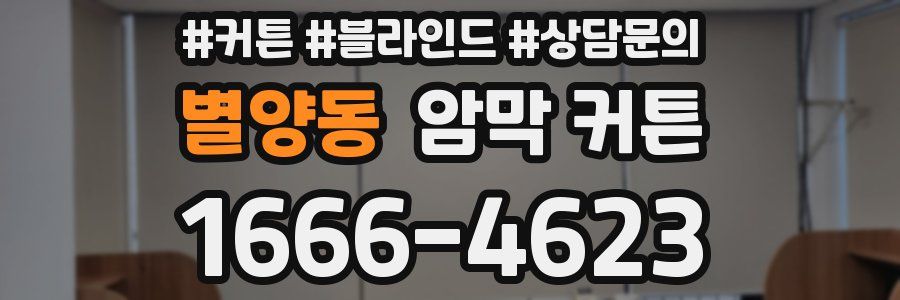 별양동 암막 커튼