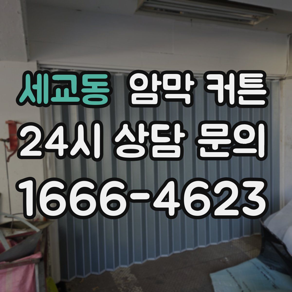 세교동 암막 커튼