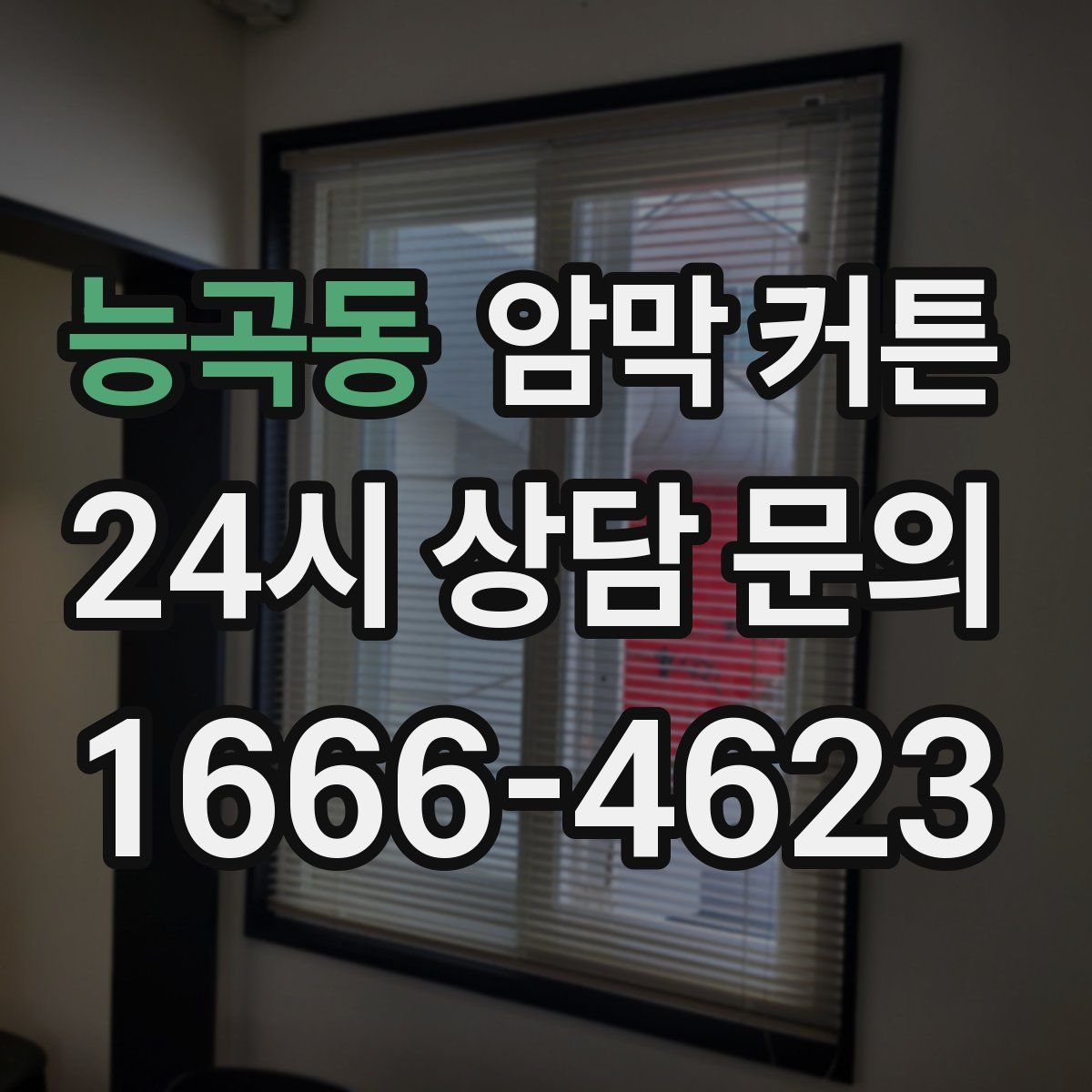 능곡동 암막 커튼