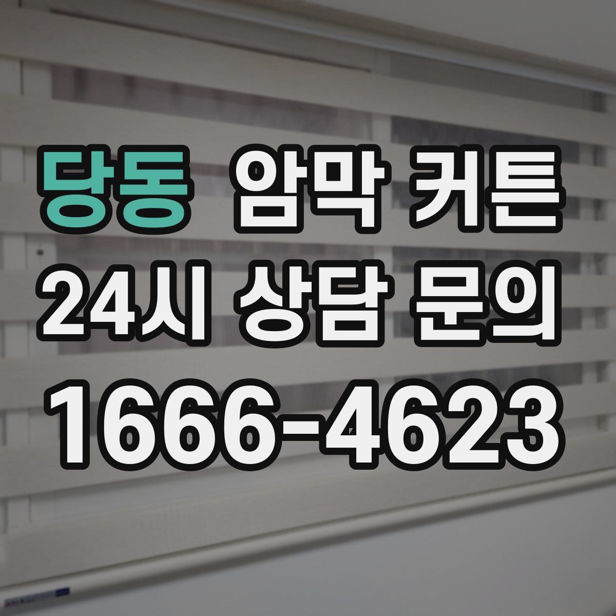 당동 암막 커튼