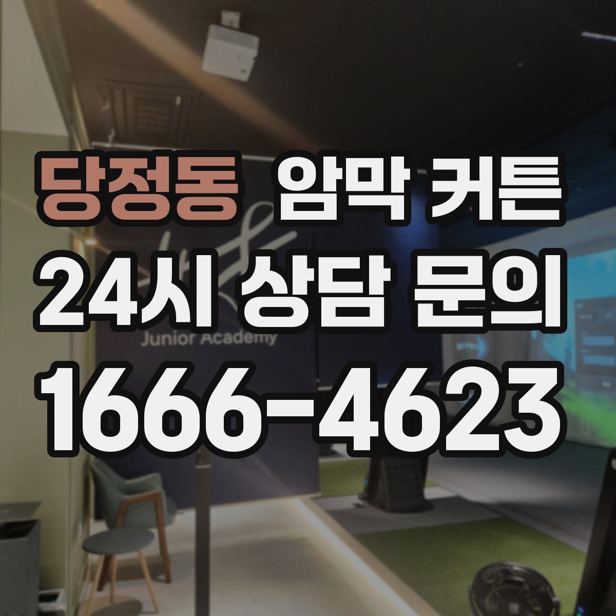 당정동 암막 커튼