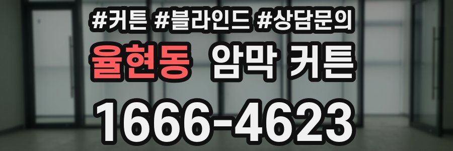 율현동 암막 커튼