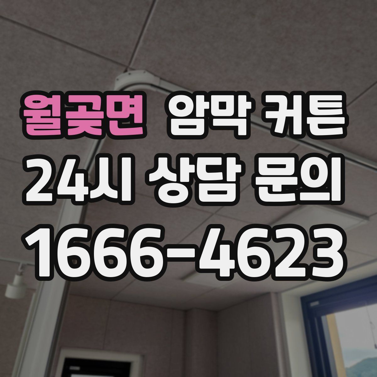 월곶면 암막 커튼