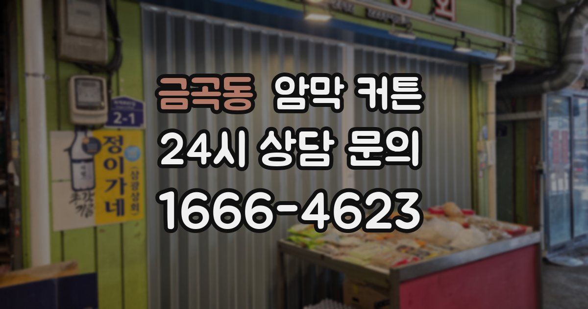 금곡동 암막 커튼