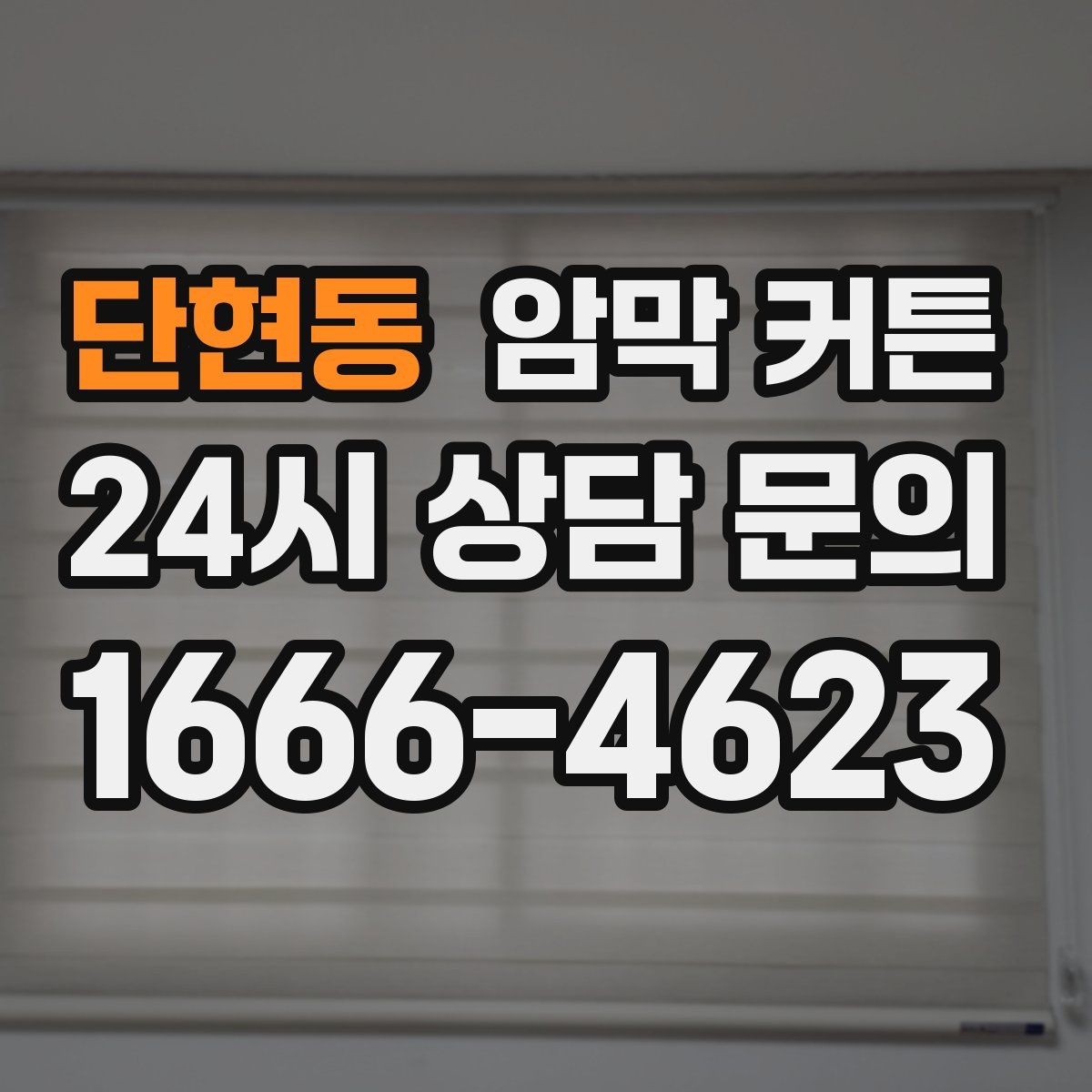 단현동 암막 커튼