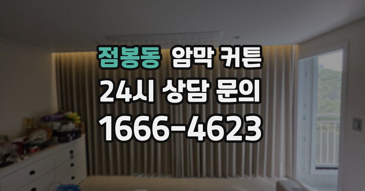 점봉동 암막 커튼