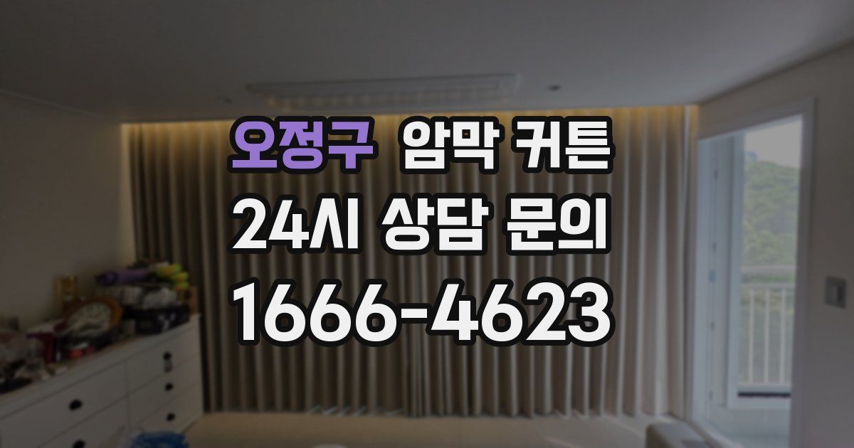 오정구 암막 커튼