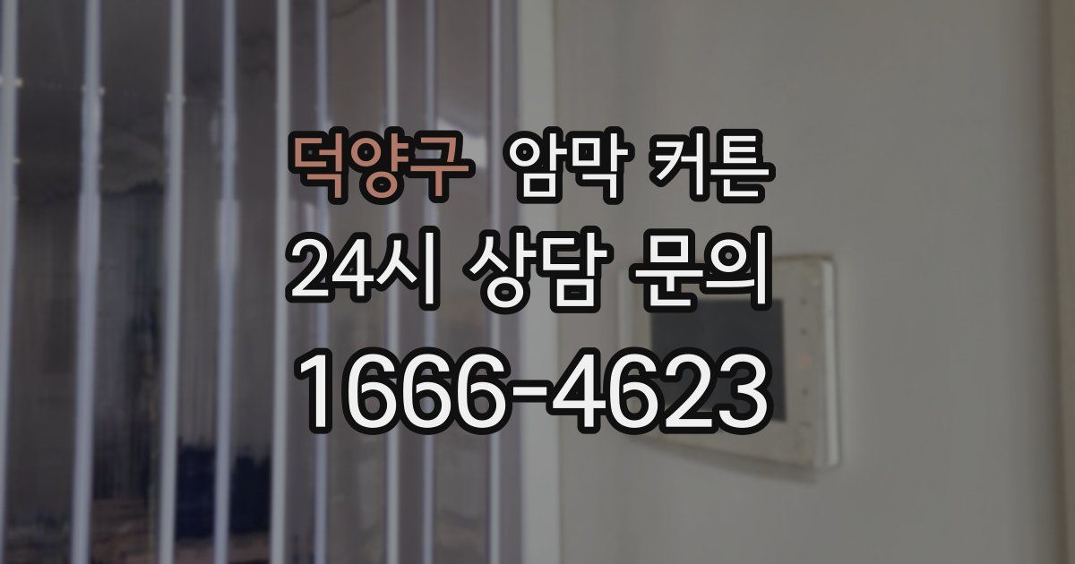 덕양구 암막 커튼