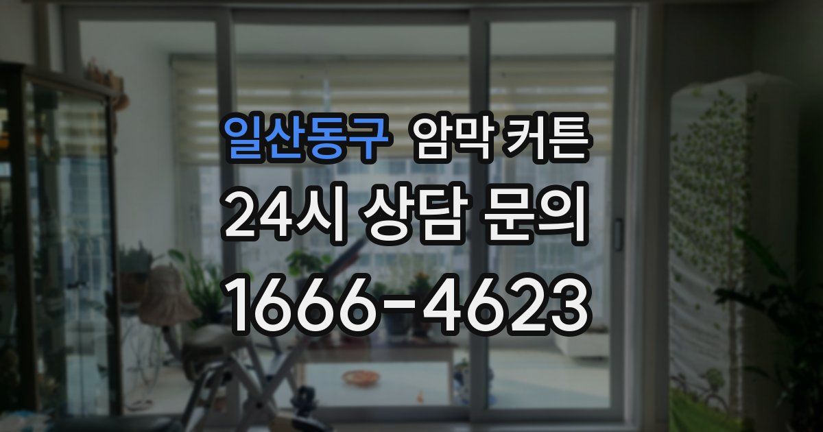 일산동구 암막 커튼