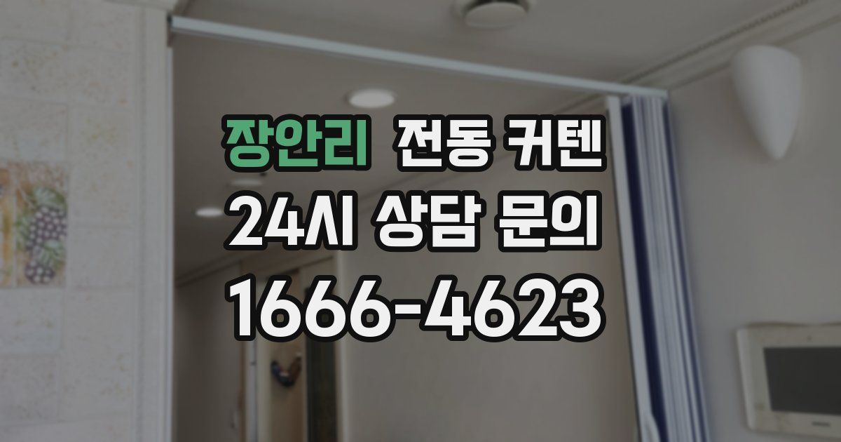장안리 전동 커텐